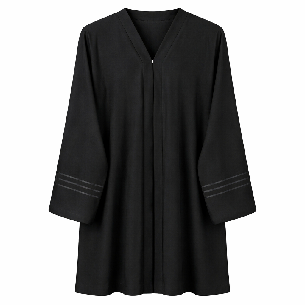 Chinese Neck - Premium Silk (Black Lines)