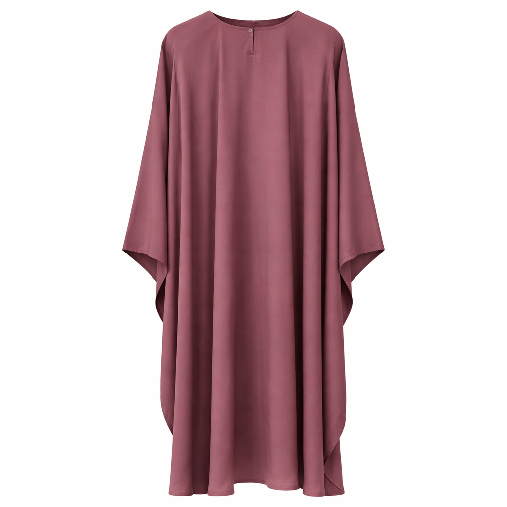 Kaftan - Crinkle Silk (Dusty Rosewood)