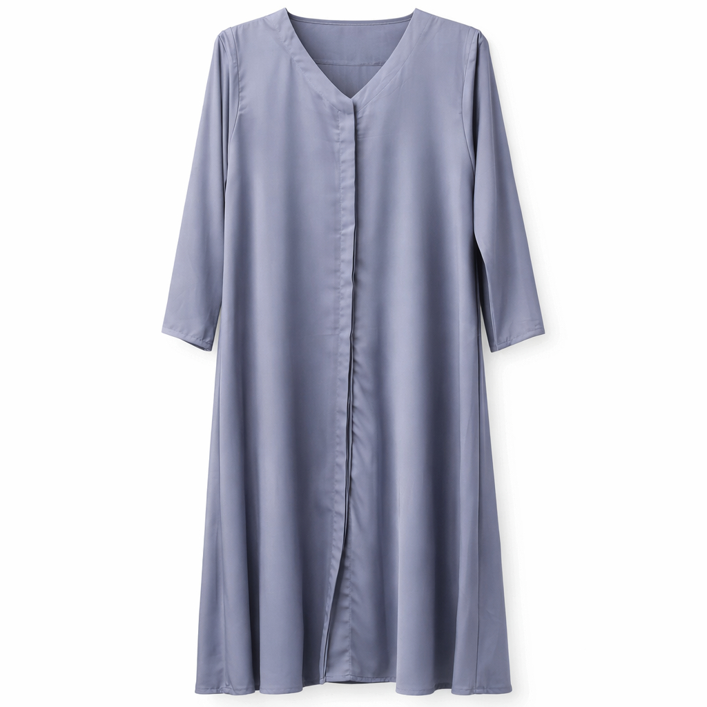 Hijab Ul Hareem - Crepe (Slate Blue)