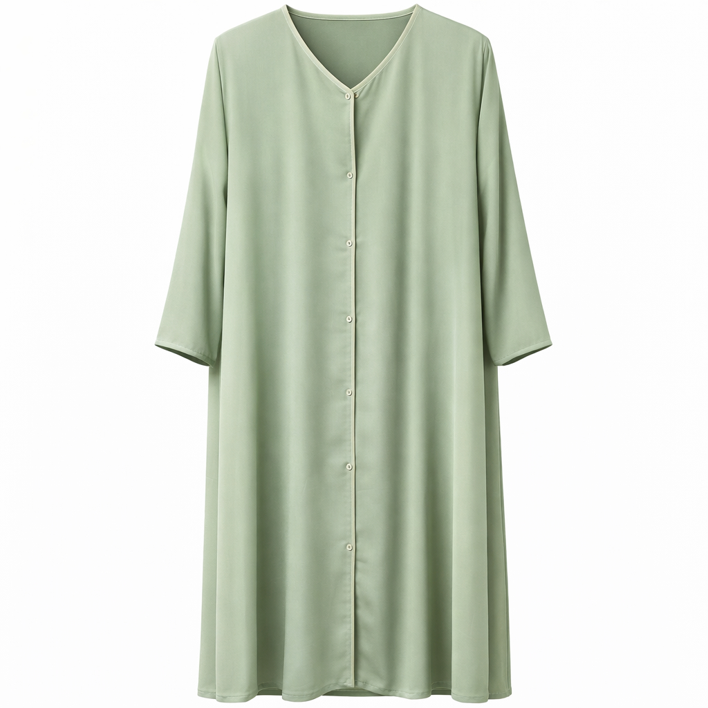 Double Front Open - Sage Green x Soft Grey