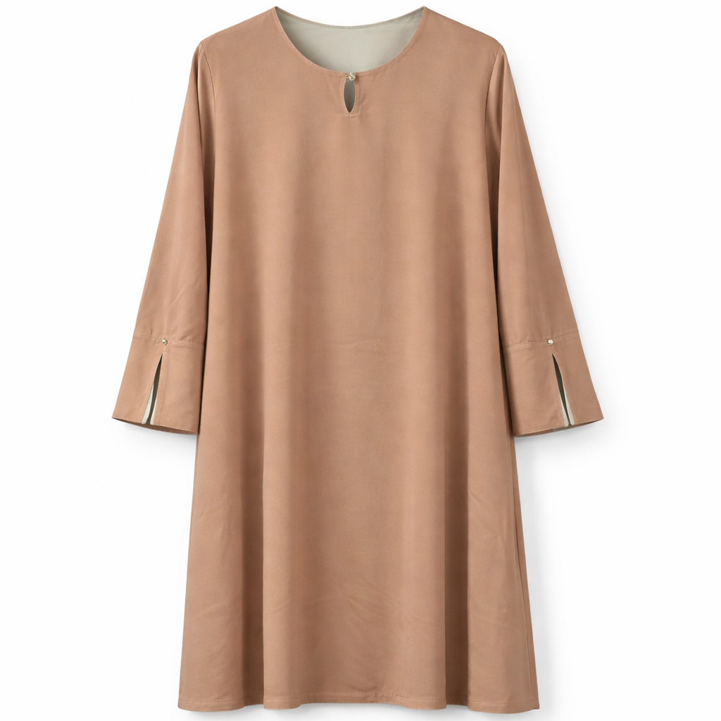Double Closed - Rose Taupe x Pale Sage