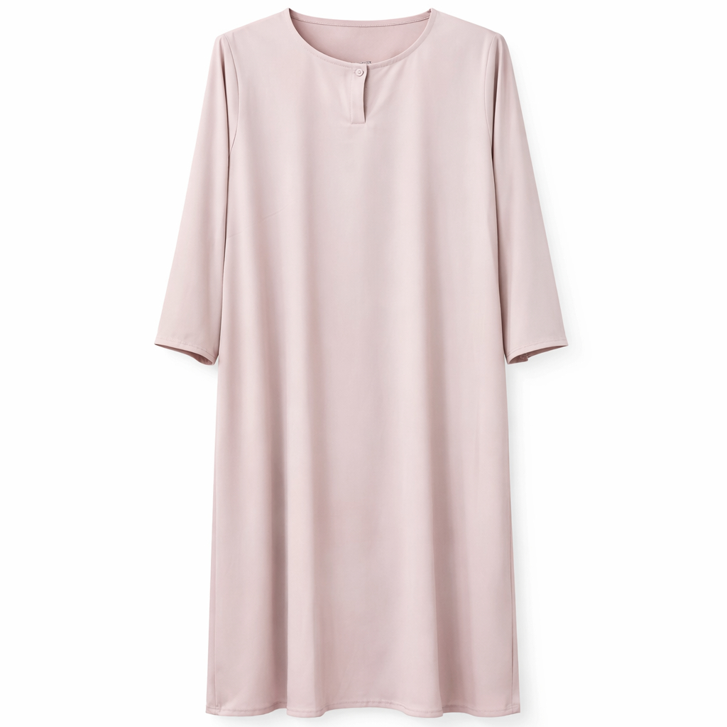 Front Closed - Crepe (Blush Pink)