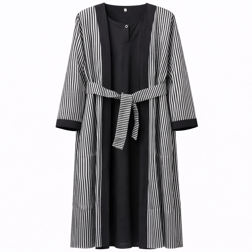 Double Upper - White Stripes x Black