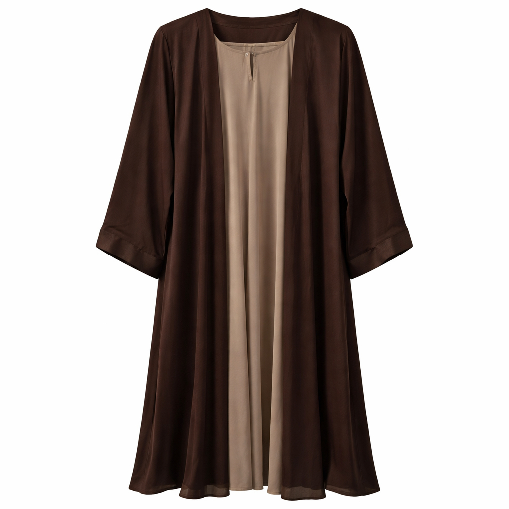 Double Upper - Crinkle Dark Brown x Beige