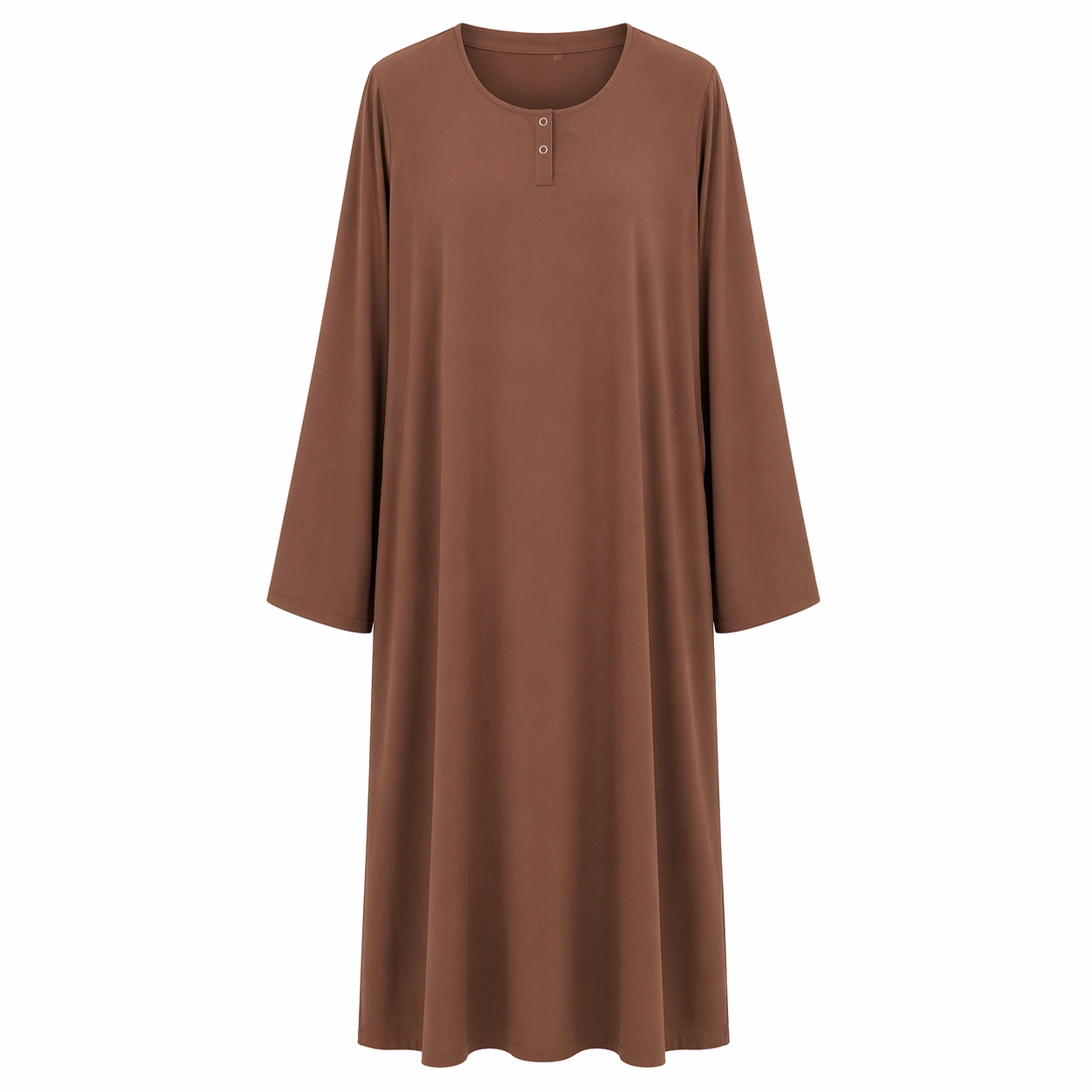 Front Closed - Premium Silk (Mocha Beige)