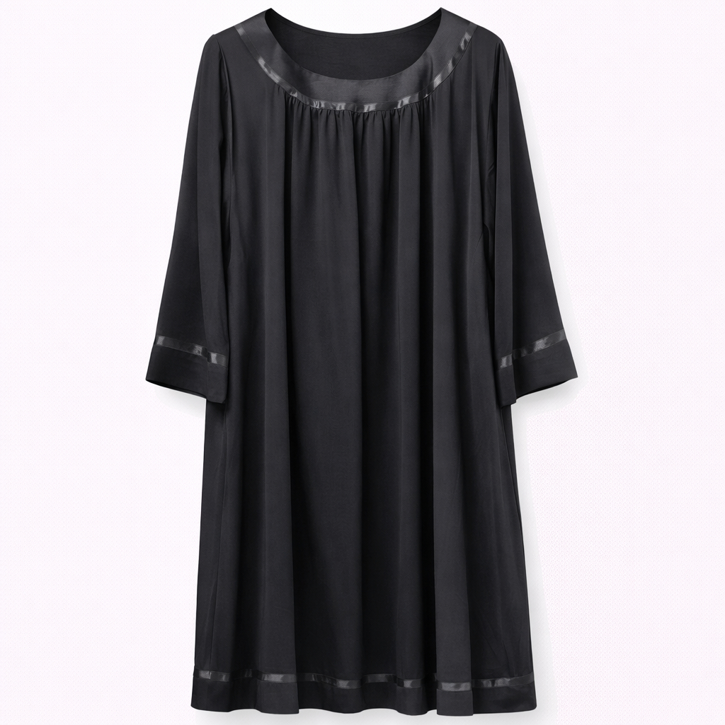 Double Front Closed x Frills - Black