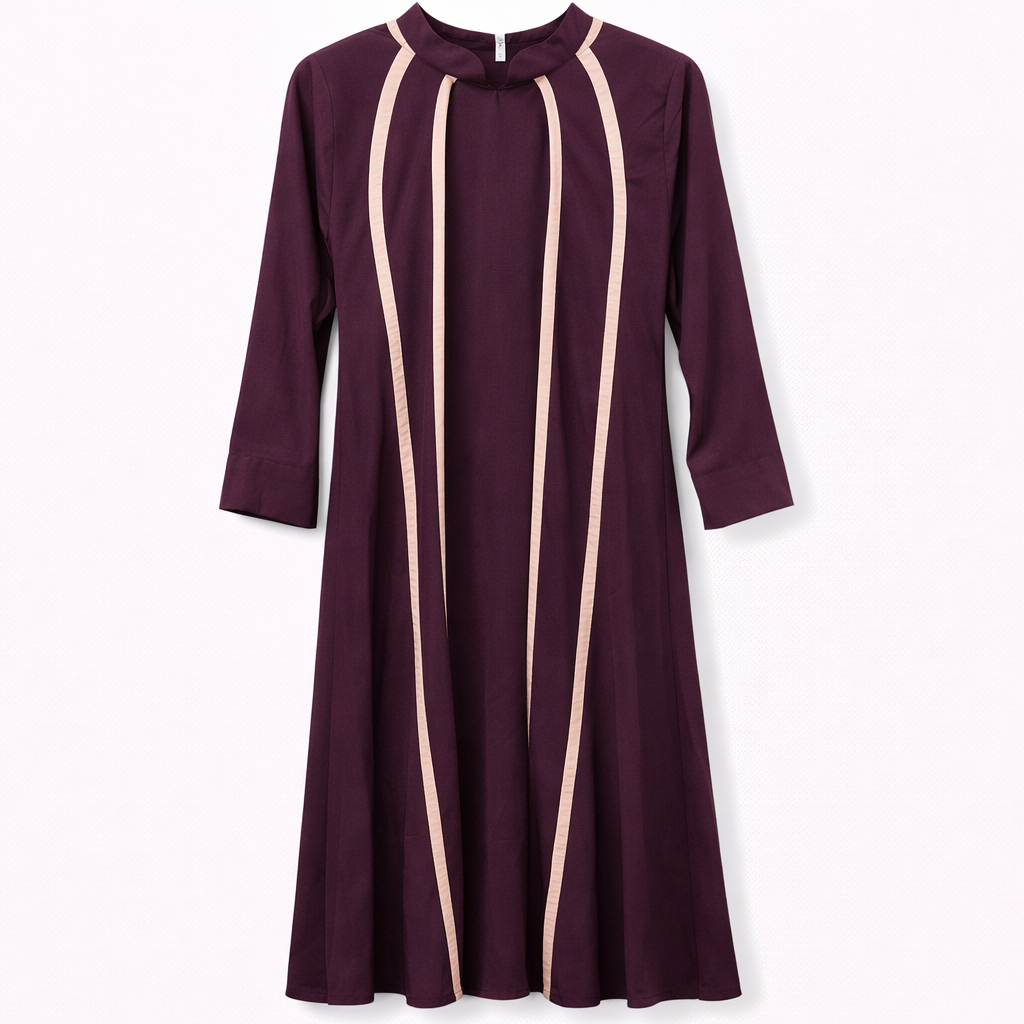 Front Closed x Lines - Arabic (Plum Purple)