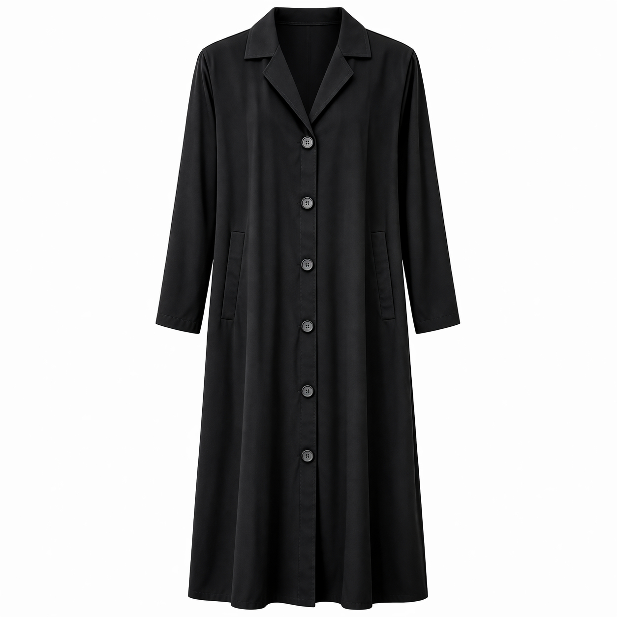 Coat Style x Welt Pockets - Arabic (Black)