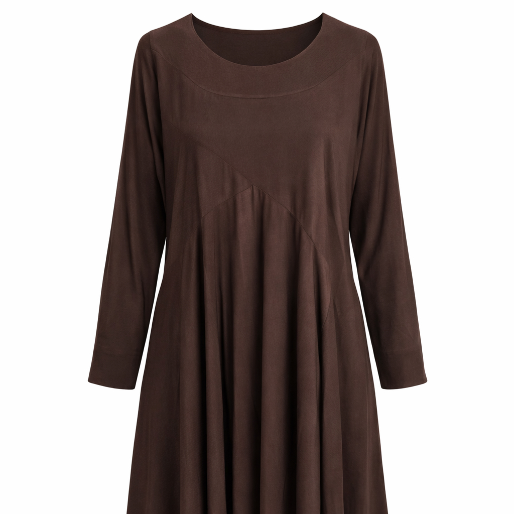 Front Closed x Princess Cut - Jersey (Chocolate Brown)