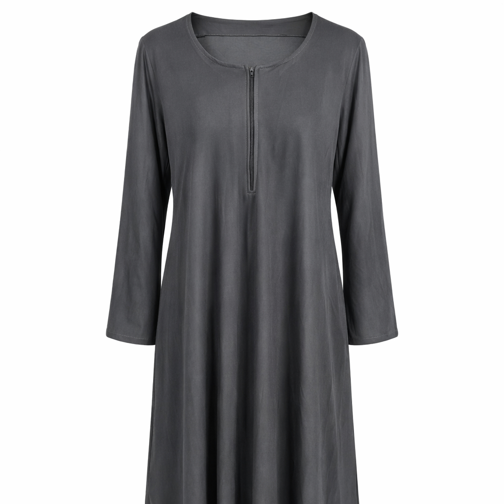 Front Closed - Jersey (Charcoal Grey)