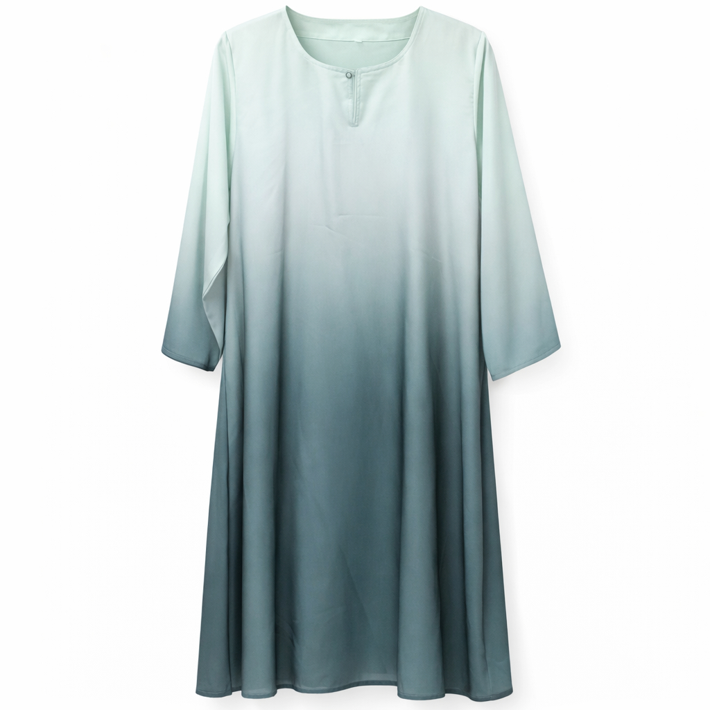 Front Closed - Silk (Double Shaded White x Green)