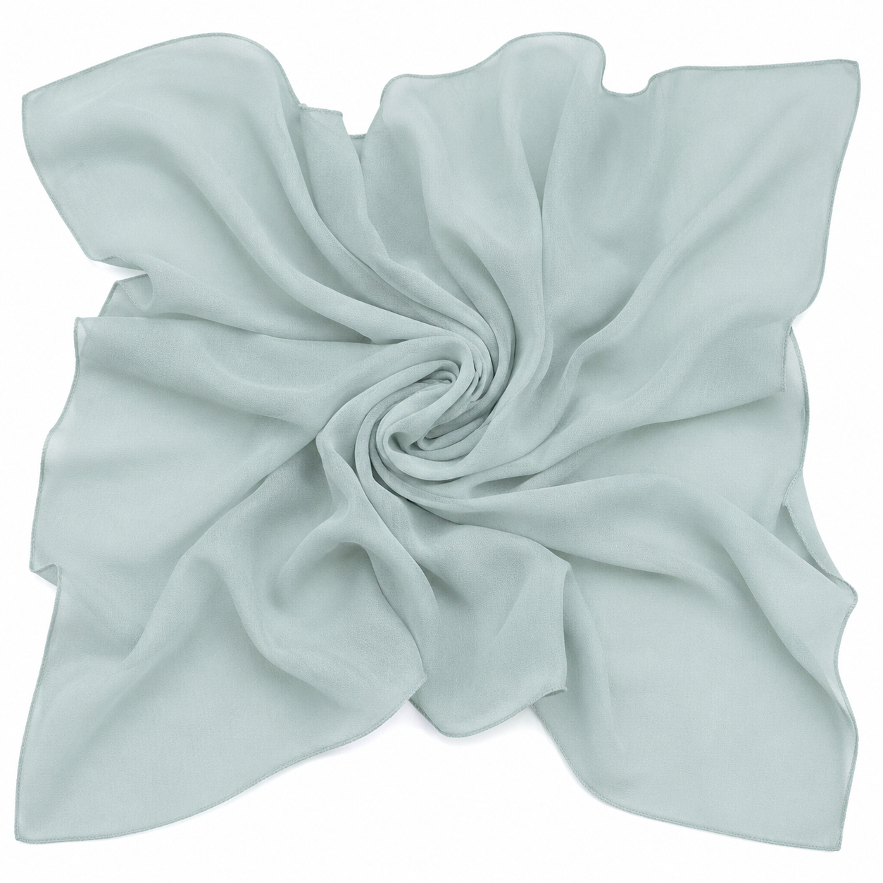 Squared Scarf x Plain - Mint Mist