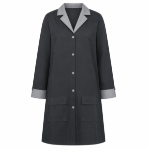 Coat Style x Others x Contrasting Lines - Charcoal Grey