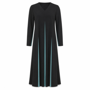 Front Closed x Others x Contrasting Lines - Black