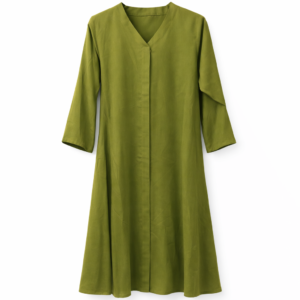 Hijab Ul Hareem - Chiffon x Crepe (Olive Green)