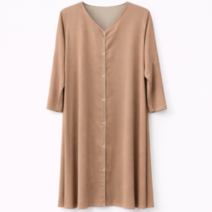 Double Front Open - Taupe Beige x Mint Green