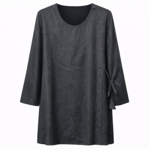 Double Arabic Open - Black Floral (Jacquard) x Black