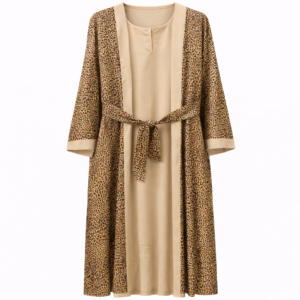 Double Upper - Printed Leopard x Soft Beige