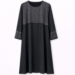 Front Closed - Arabic Black x Glitter Gold
