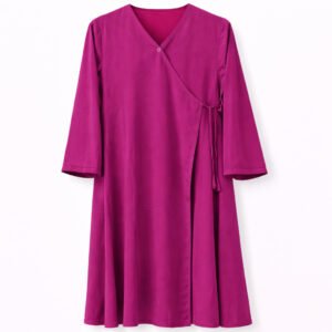 Double Angrakha - Fuchsia Pink x Fuchsia Pink