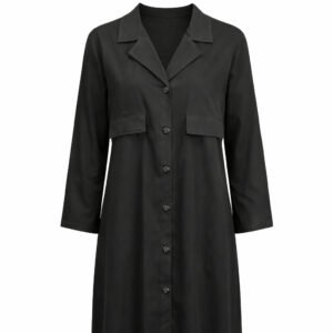 Coat Style x Patch Pockets - Arabic (Black)