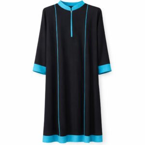 Front Closed x Lines (Polka Dot) - Arabic (Black)