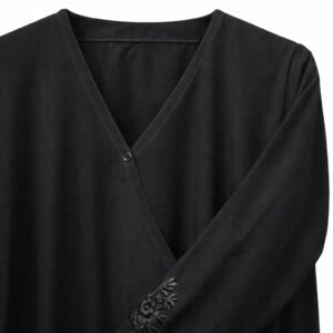 Angrakha x Embroidered Back & Sleeves - Arabic (Black)