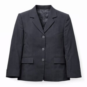 Coat Style (Short) - Self Stripe (Black)