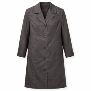 Coat Style (Short) - Matte Crepe (Grey)