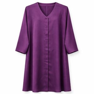 Kids Hijab Ul Hareem - Crinkle Silk (Royal Purple)