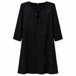 Kids Front Closed - Self Jacquard (Black)