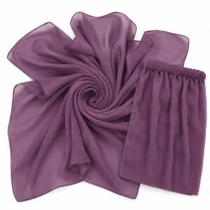 Squared Scarf x Niqab - Mulberry