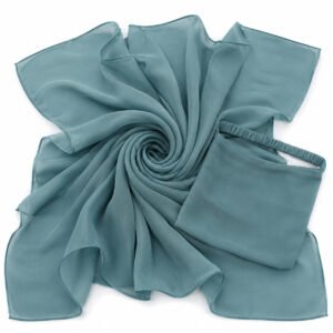 Squared Scarf x Niqab - Dusty Teal