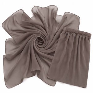 Squared Scarf x Niqab - Mushroom Taupe