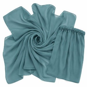 Squared Scarf x Niqab - Dusty Teal