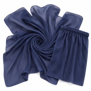 Squared Scarf x Niqab - Navy Blue
