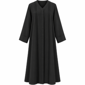 Hijab Ul Hareem x Pleads- Crepe (Black)